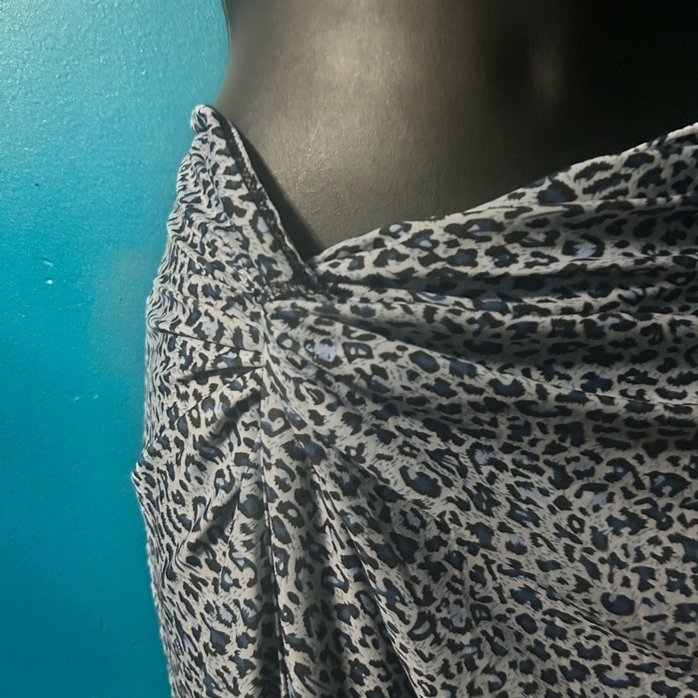 🐆 SHEIN SXY Leopard Print Twisted Waist Maxi Skirt - Picture 3 of 7